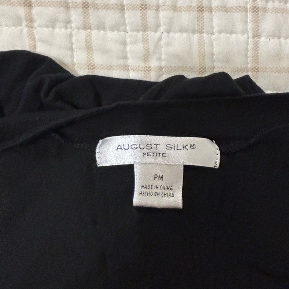 August Silk Classic Black Sleeveless Top - Picture 3 of 5